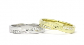 R1160 - prsteny vyrobené ze zlata s diamanty - foto č. 86