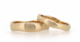 W2390-967 - snubní prsteny vyrobené z růžového zlata - foto č. 166