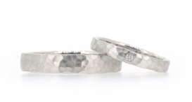 W2401-995 - snubní prsteny vyrobené z bílého zlata s diamantem - foto č. 175