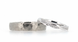 W2406-1007 - snubní prsteny vyrobené z bílého zlata s diamanty - foto č. 169