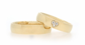 W2434-1034 - snubní prsteny vyrobené ze zlata s diamanty - foto č. 149