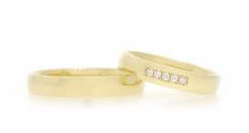 W2475-1193 - snubní prsteny vyrobené ze zlata s diamanty - foto č. 127