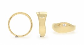 R1291-1270 - prsten vyrobený ze zlata s diamantem - foto č. 20