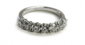 R1020 - prsten vyrobený z platiny s diamanty - foto č. 167