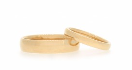 W2517-1263 - snubní prsteny vyrobené z růžového zlata - foto č. 93