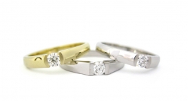 R1046-235 - prsteny vyrobené ze zlata s diamanty - foto č. 152