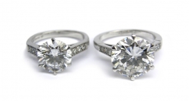 R1052 - prsteny vyrobené z platiny s diamanty - foto č. 67