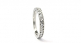R1056 - prsten vyrobený ze zlata s diamanty - foto č. 149