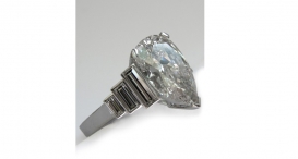 R1006 - prsten vyrobený z platiny s diamanty - foto č. 177