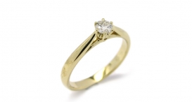 R1091-238 - prsten vyrobený ze zlata s diamantem - foto č. 121