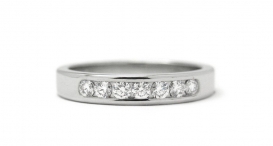 R1093 - prsten vyrobený z platiny s diamanty - foto č. 120
