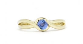 R1113-304 - prsten vyrobený ze zlata s tanzanitem - foto č. 100