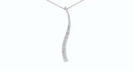 P6082-1241 - přívěsek vyrobený z bílého zlata s diamanty - foto č. 12