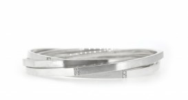 B3019-1229 - náramek vyrobený ze stříbra s diamanty - foto č. 10