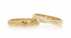 W2569-1346 - snubní prsteny vyrobené ze zlata s diamanty - foto č. 12