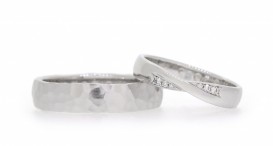 W2589-1377 - snubní prsteny vyrobené z bílého zlata s diamanty - foto č. 28