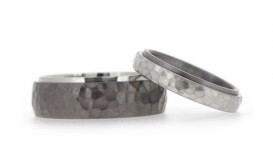 W2594-1387 - snubní prsteny vyrobené z tantalu a platiny - foto č. 23