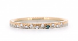 R1349-1553 - prsten vyrobený ze zlata s diamanty - foto č. 3