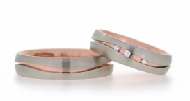 W2220 - snubní prsteny vyrobené ze zlata s diamanty - foto č. 239